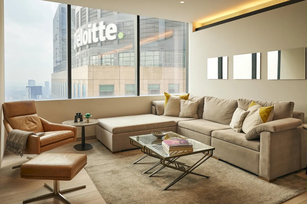 Ritz-Carlton Unit 5102 Modern high-rise living room