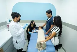 A tranquil moment of beauty enhancement as a skilled professional applies a treatment on a client, radiating confidence and self-care.