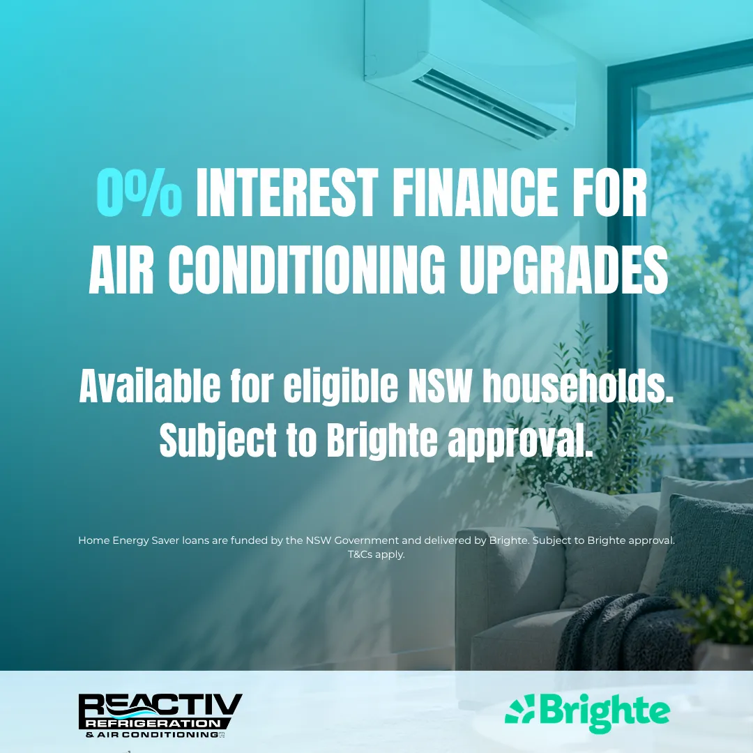 0% interest Brighte finance for air conditioning upgrades