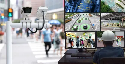 Smart City surveillance image