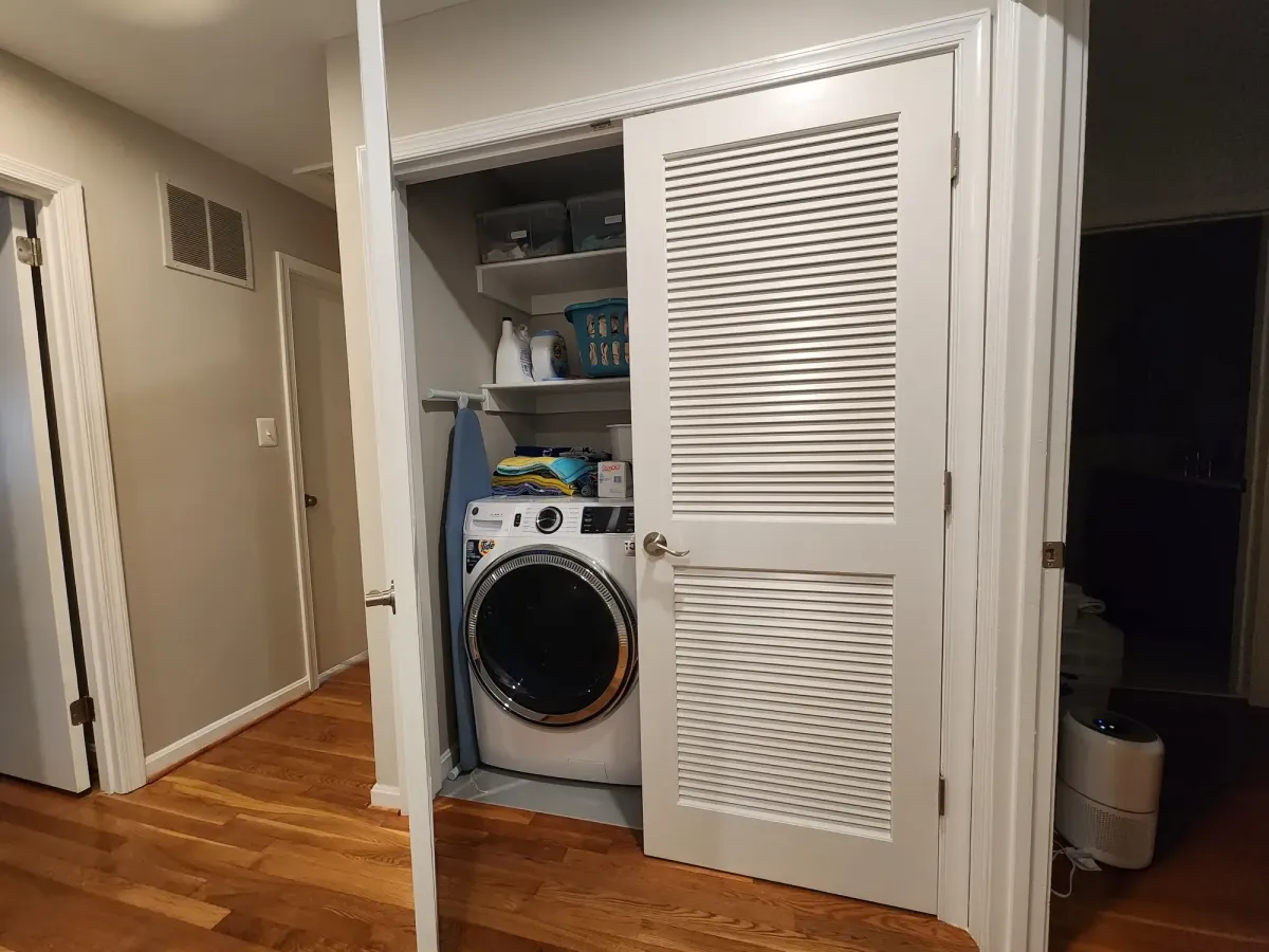 Falls Church Virginia whole home PEX plumbing conversion and tankless hot water heater with recirculating pump during bathroom remodel