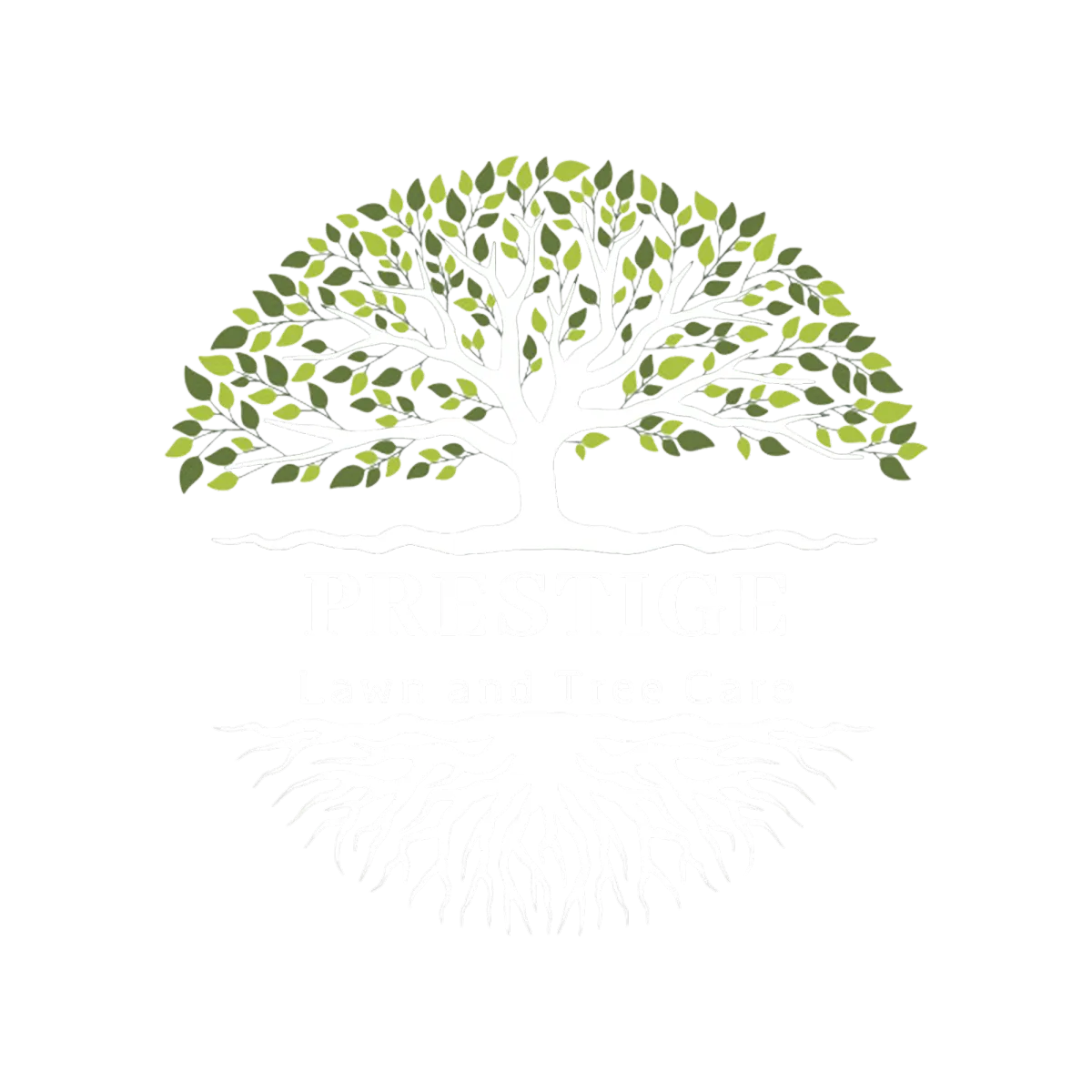 prestige lawn and tree logo