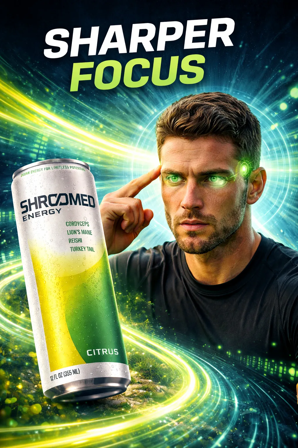 A lone wind turbine stands on a golden hill.