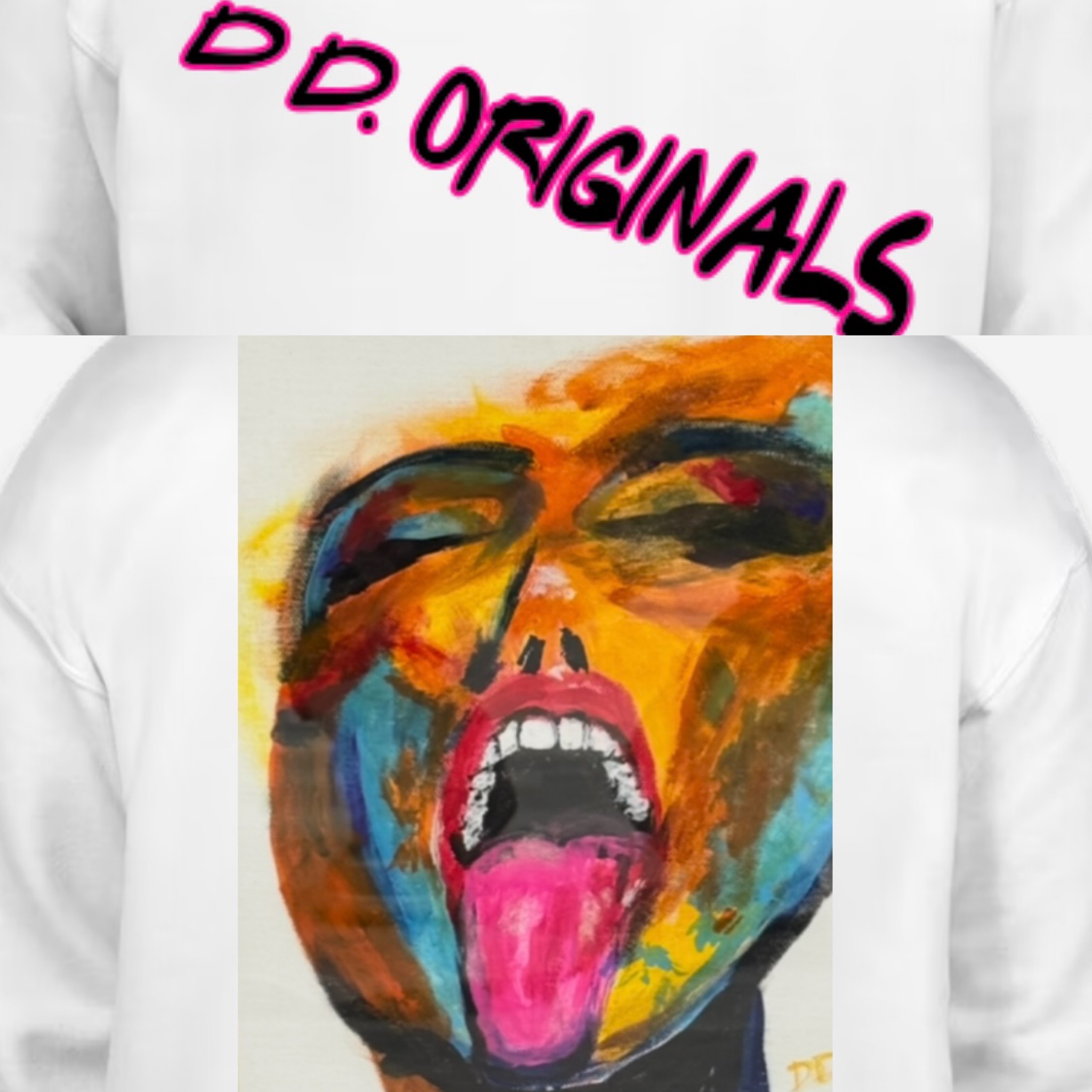 High-quality art print of a serene landscape, framed in light wood, hanging on a textured off-white wall in a modern living space.