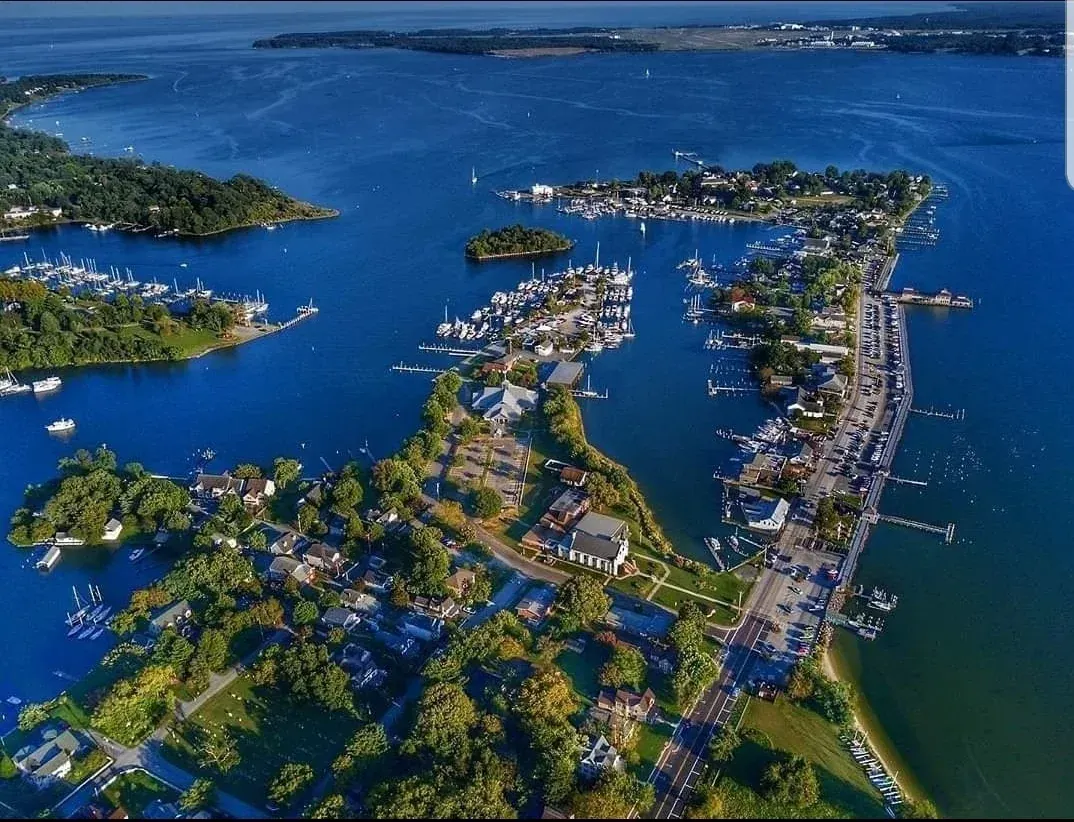Chesapeake Bay coastal living in Southern Maryland with waterfront communities