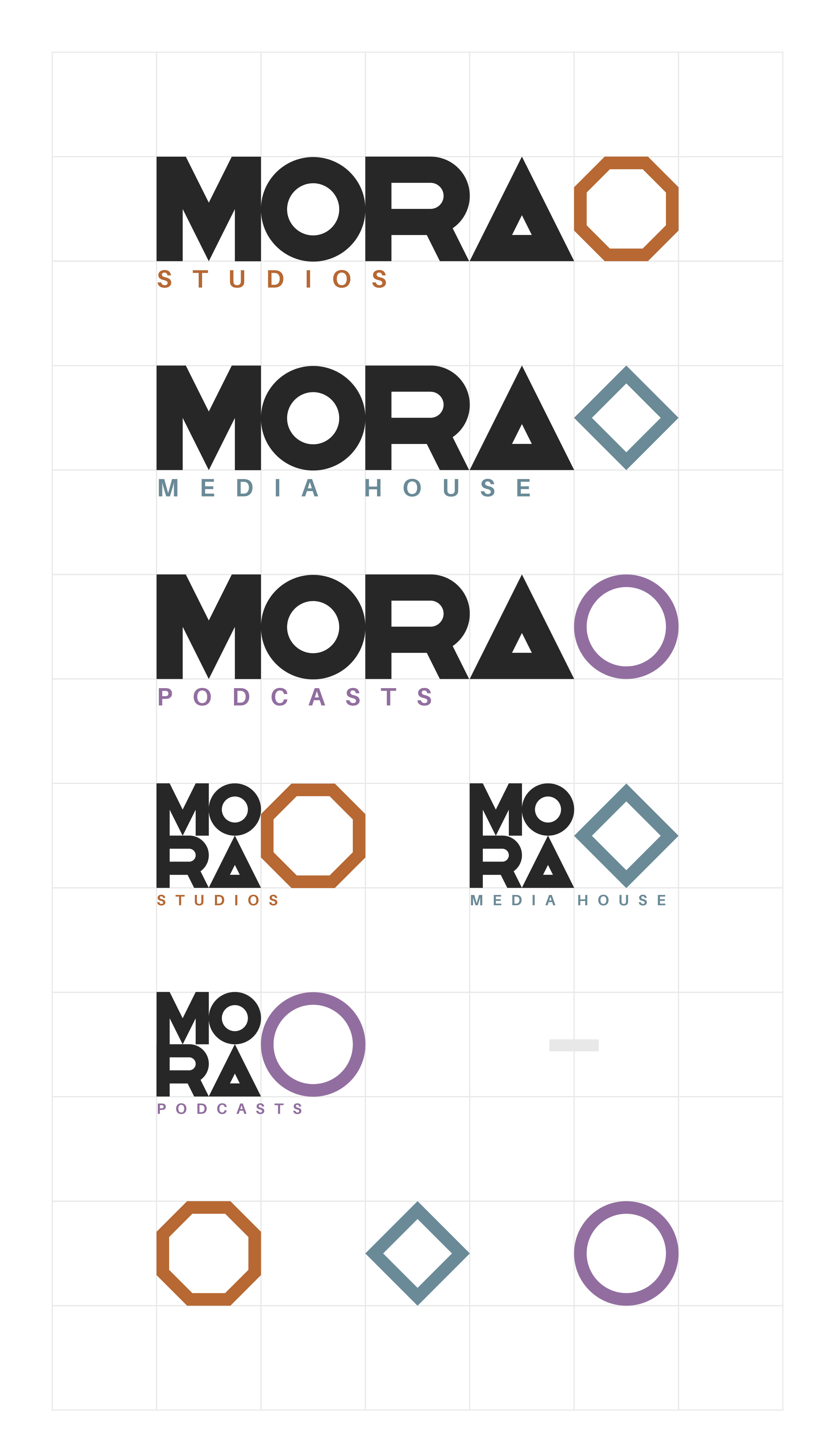 solution logo system mora multi brand identity by willmwcreative identity scalable logos