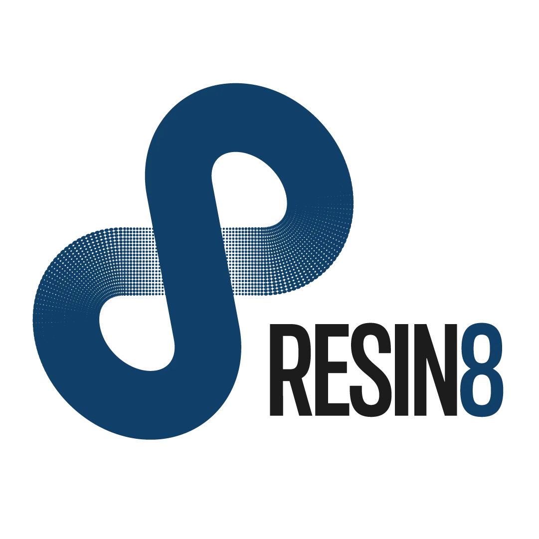 route one resin8 surf brand identity flowing figure 8 logo willmwcreative