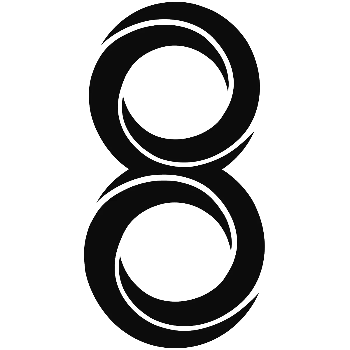 resin8 surf brand identity ident black and white willmwcreative