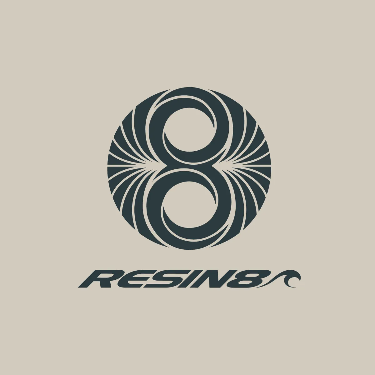 esin8 surf brand identity hero logo blue and sand willmwcreative