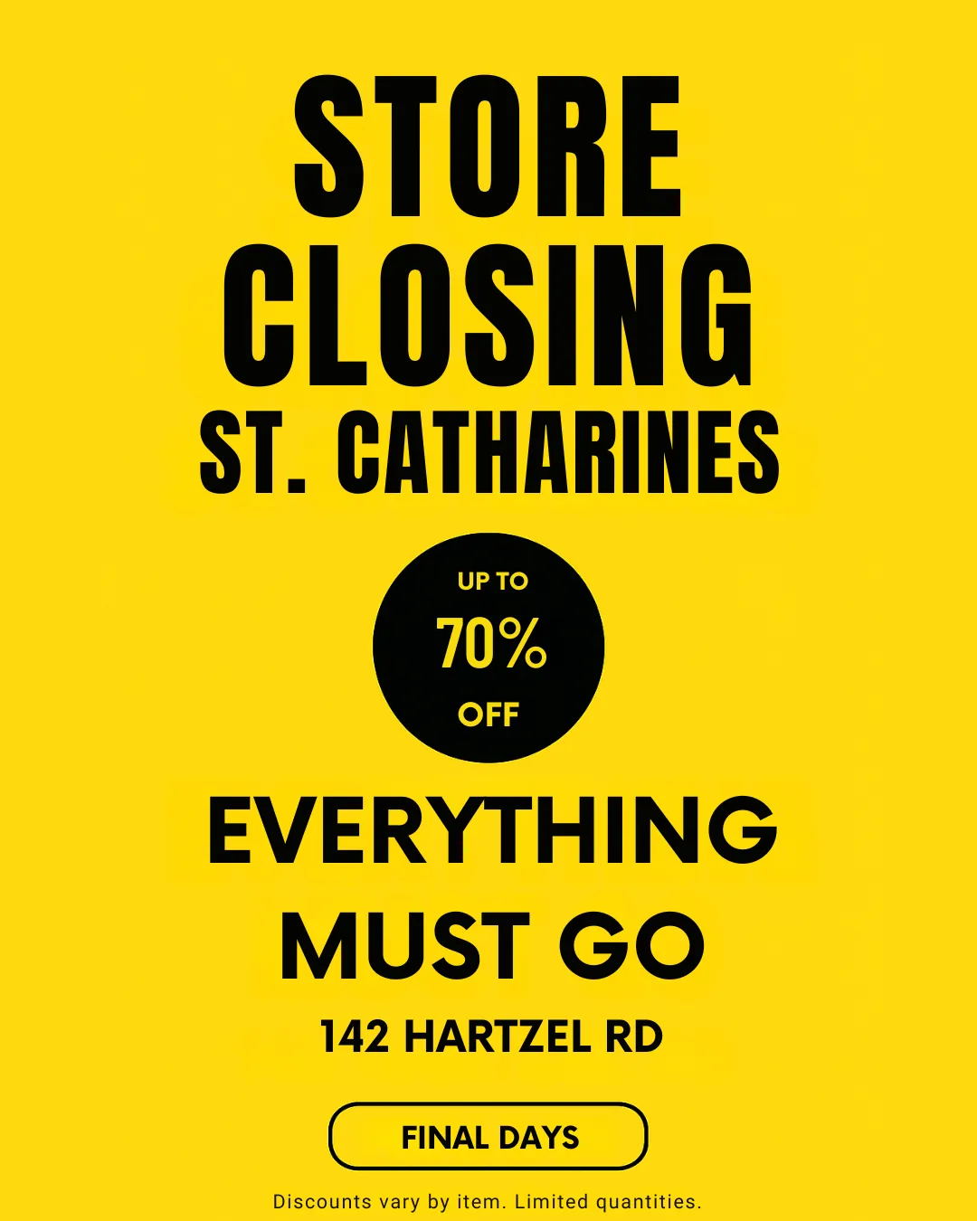 Furniture Store in St. Catharines