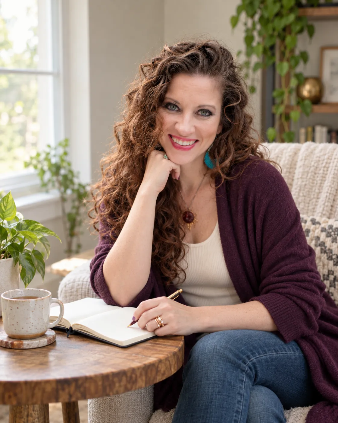 Warm and compassionate portrait of Dr. Lisha Antiqua in soft, natural editorial lighting