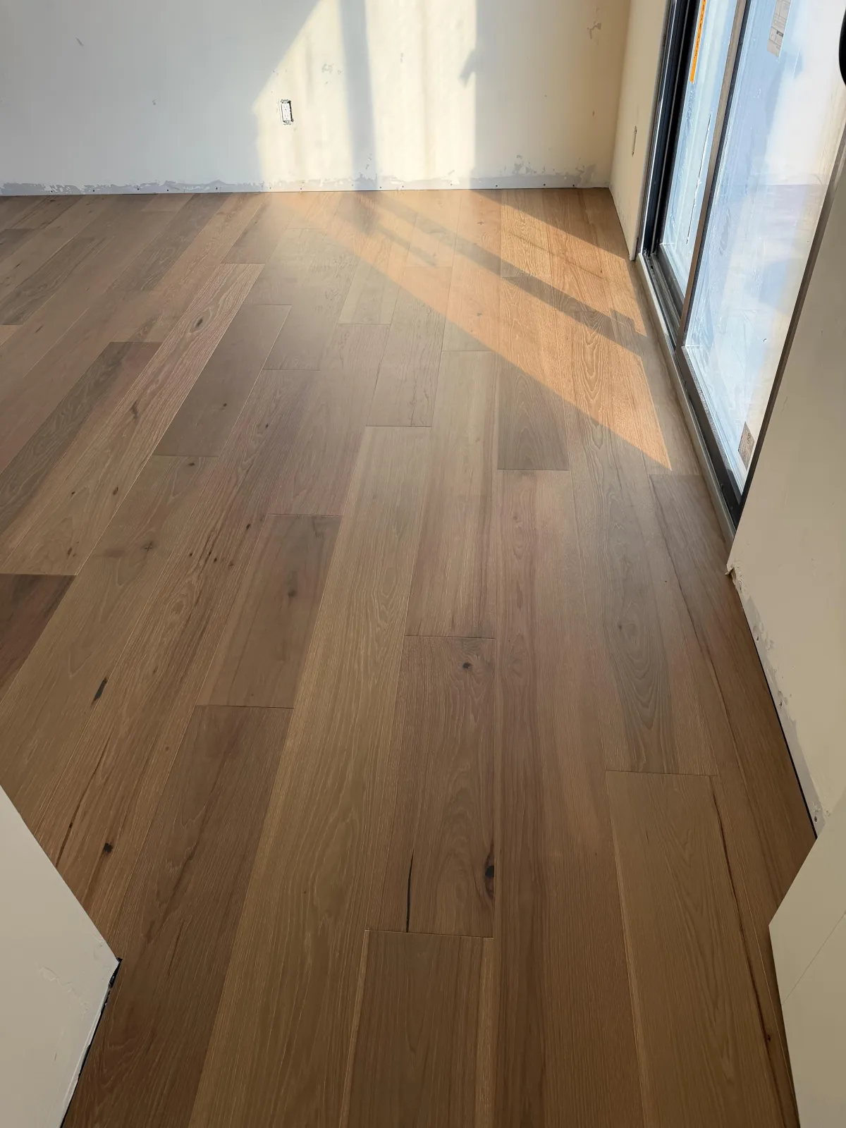 Modern living room with sectional sofa and bookshelf