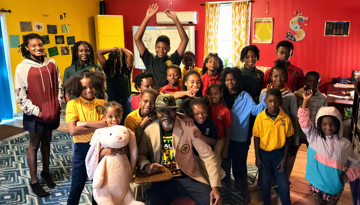 human hand holding plasma ball