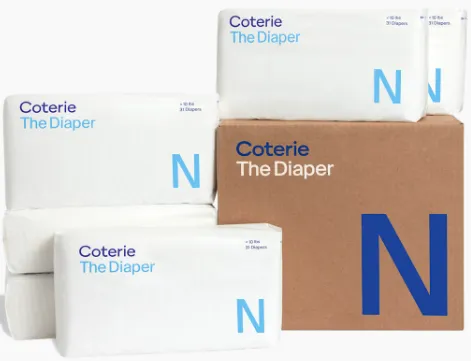 Coterie premium diapers pack newborns
