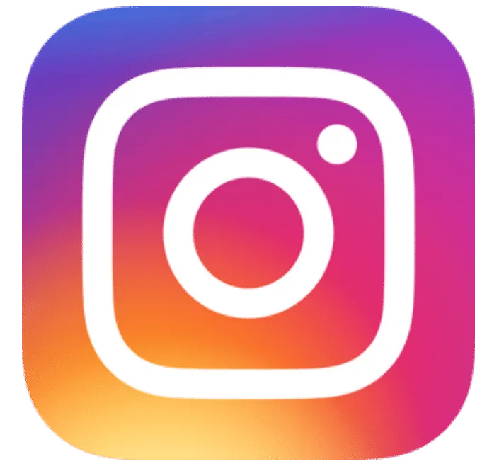 Colorful logo of Instagram with link to Freedom Flow Marketing instagram page.