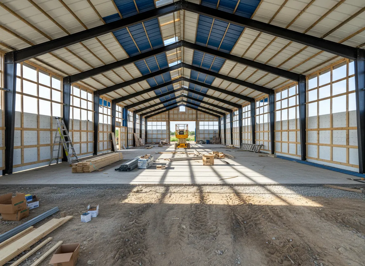 Shell Build on Barndominium by Trusted Home Improvement