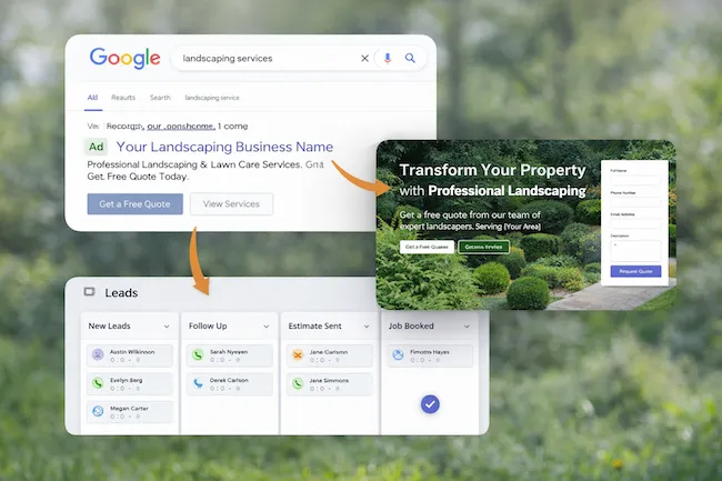 Lead Generation Infographic of automation on google ads
