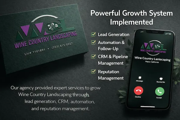 WIne Country Landscaping Growth System Testimonial
