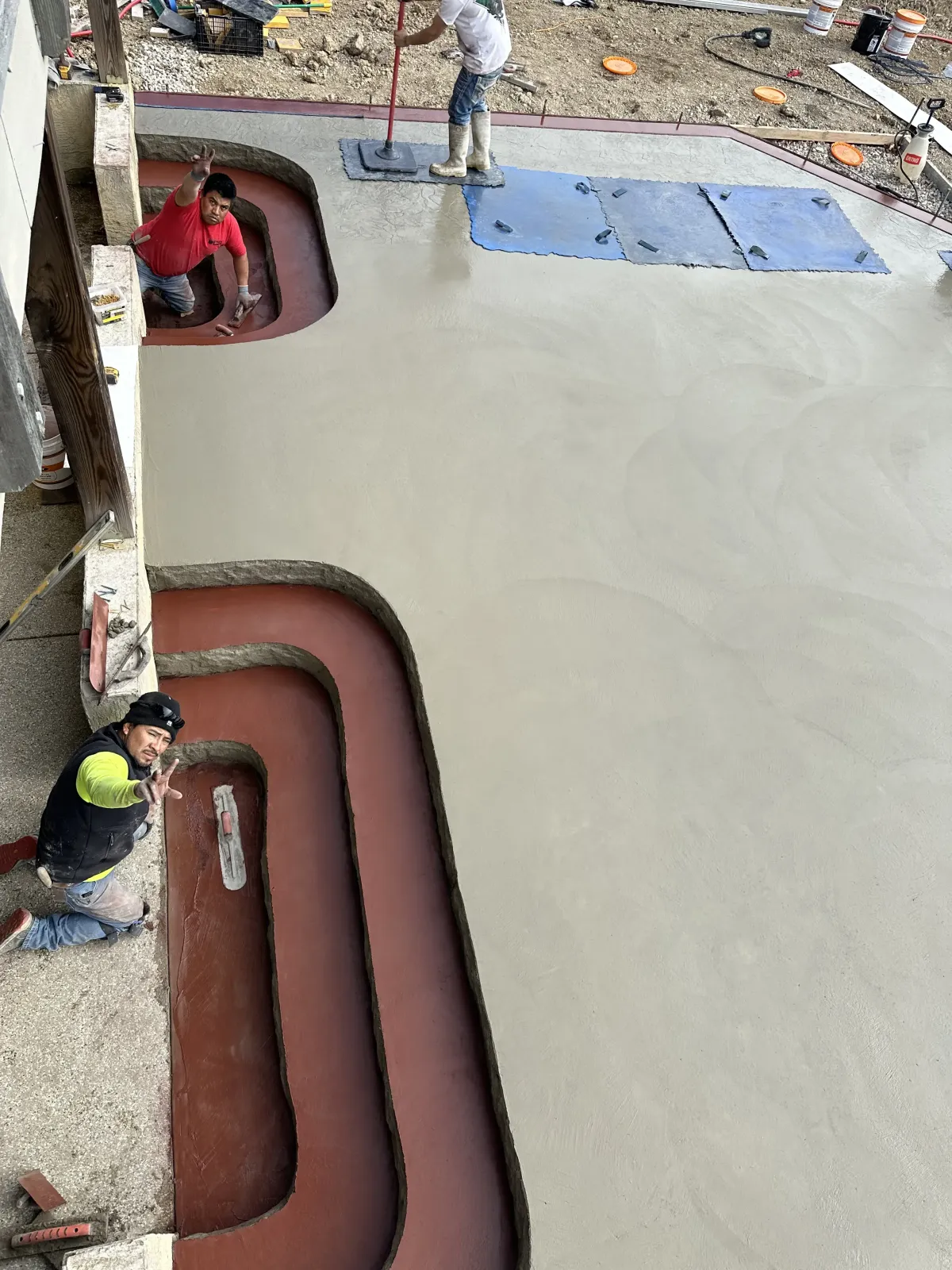 concrete basement floor smooth finish Cincinnati Ohio