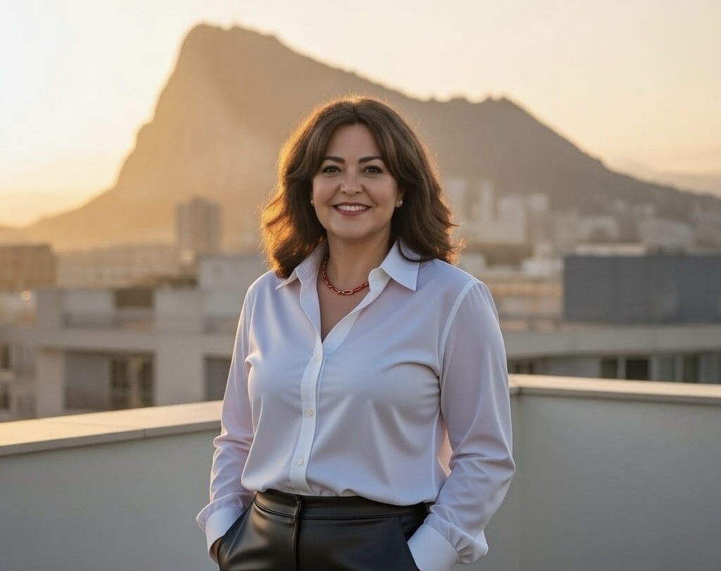 three person standing near wall inside building