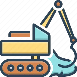 Digger hire service by Dean Moore Excavation for farm and site preparation across Southland.
