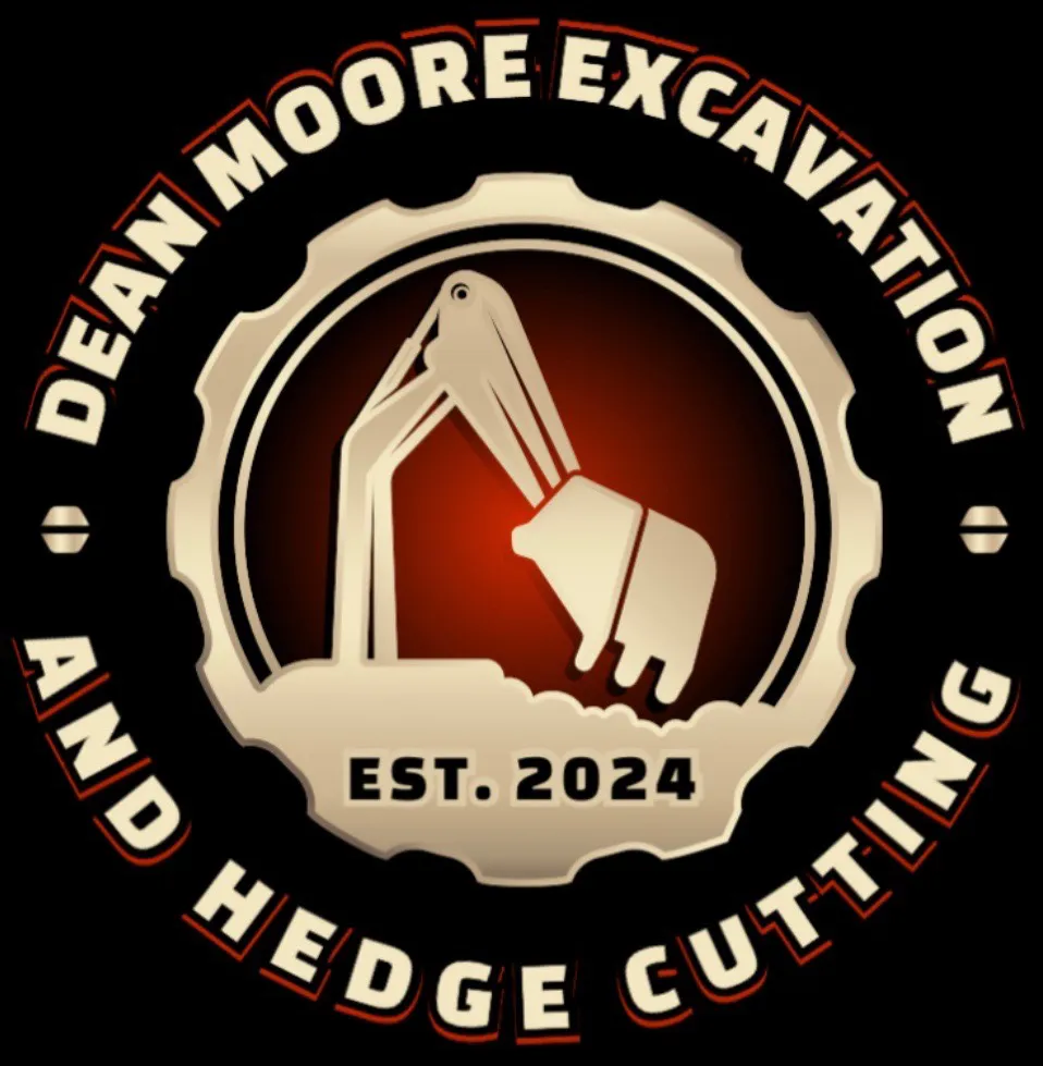 Dean Moore Excavation logo, offering expert excavation and farm maintenance services across Southland, New Zealand.