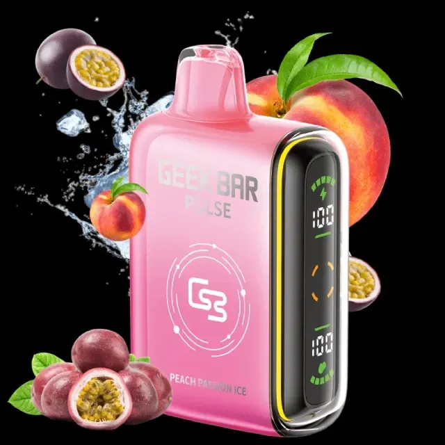 Geek Bar Peach Passion Ice - Smokers Vapes & Tobacco