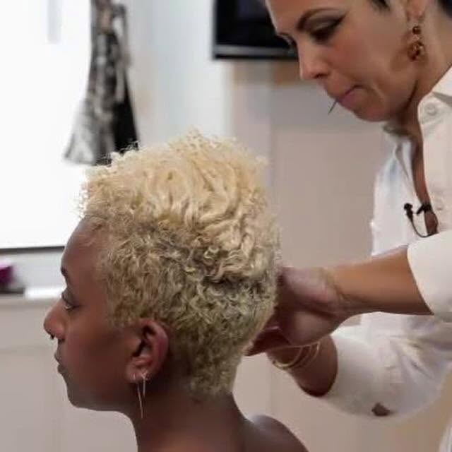 Detailed macro texture of healthy hair and scalp