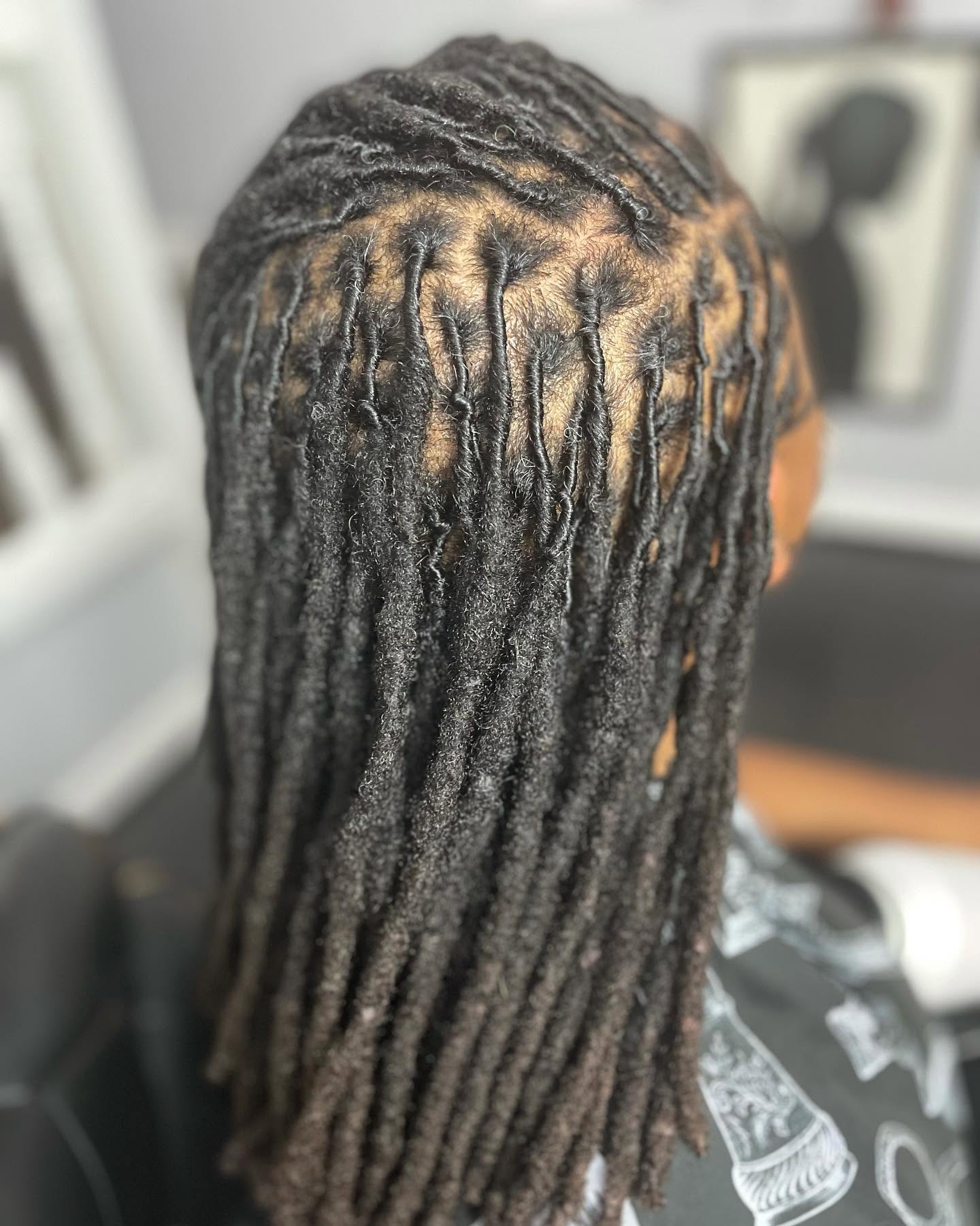 Impeccable loc maintenance and styling