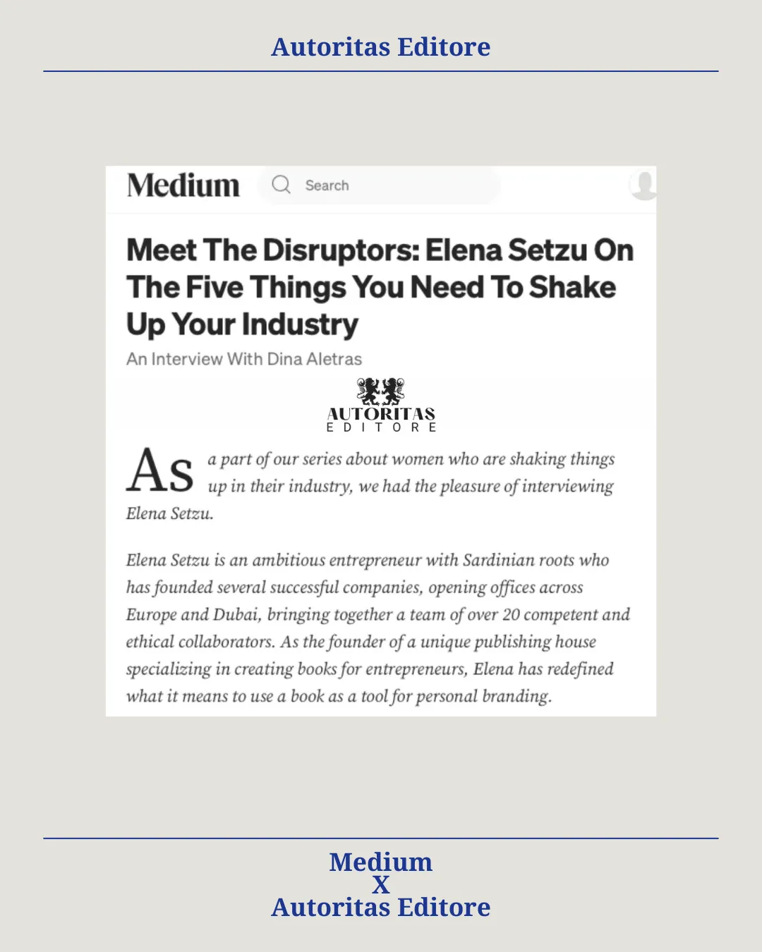 Autoritas Editore - La Casa Editrice per Professionisti