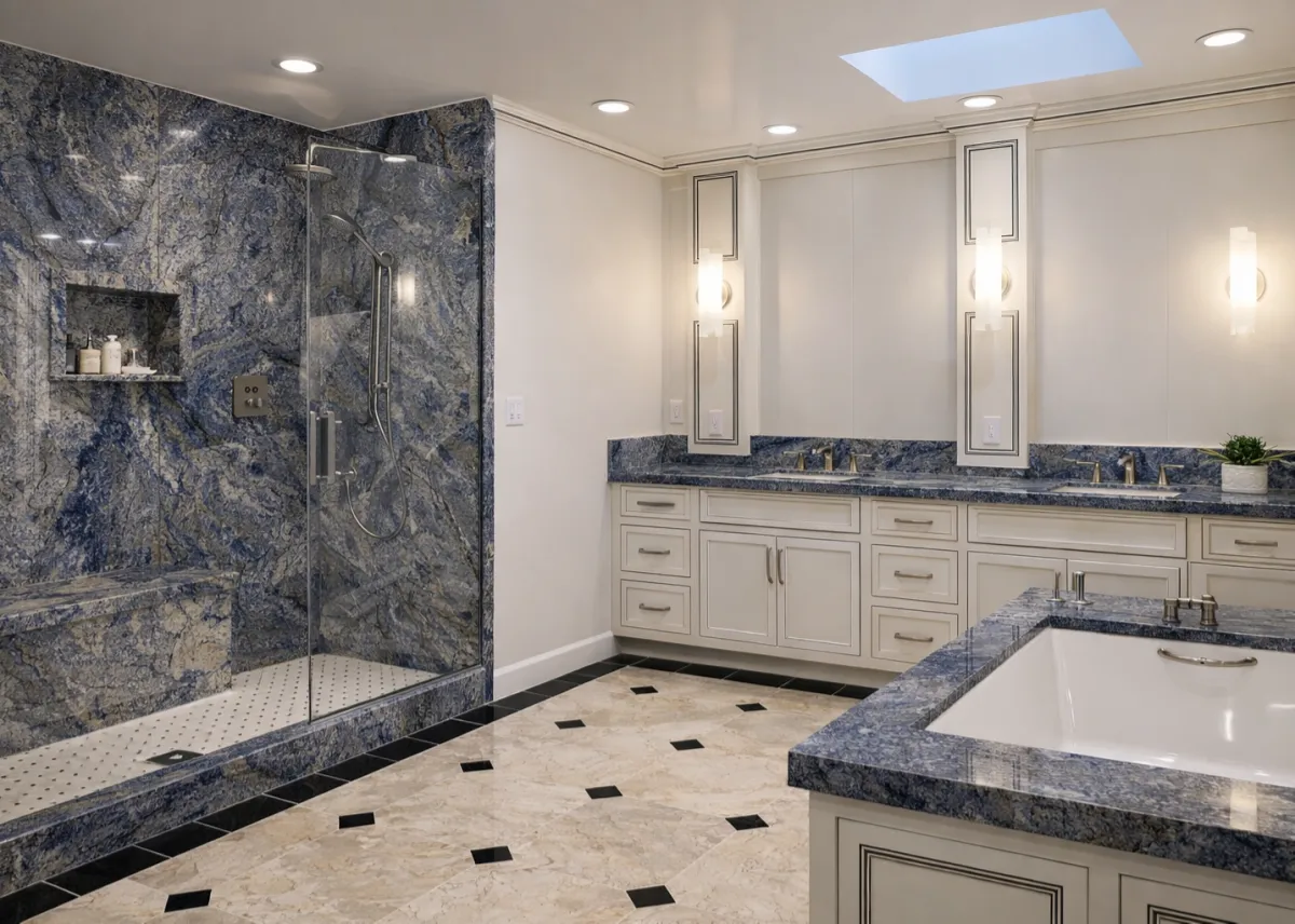 photo of bathroom remodeling project