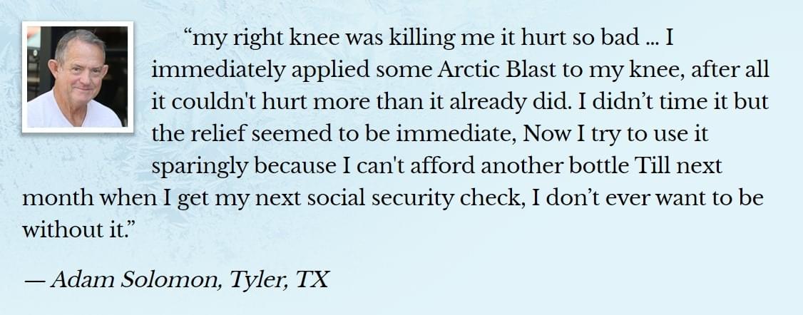 adam soloman say about ArcticBlast