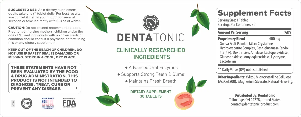 dentatonic ingredients