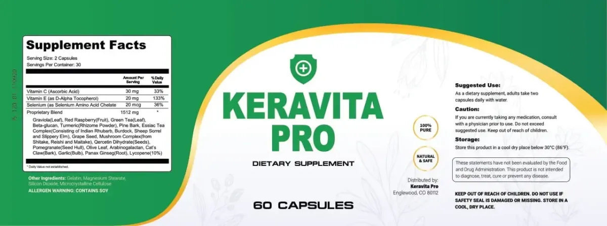 keravita pro ingredients