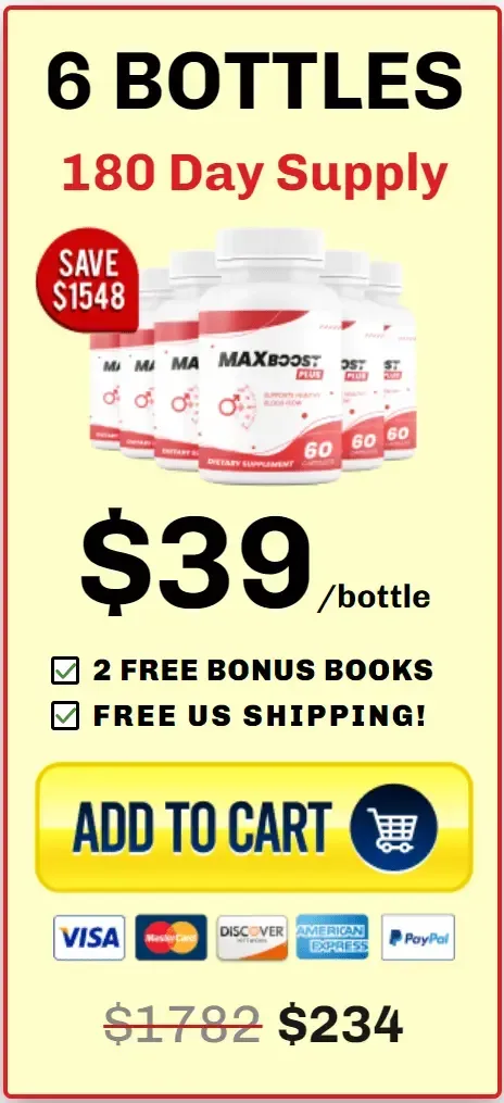 Max Boost buy 6 bottle