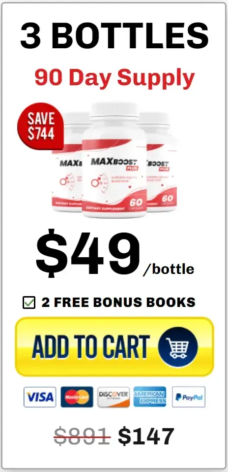 Max Boost buy 3 bottle