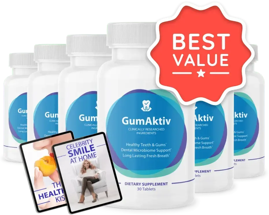 GumAktiv discounted 6 bottles