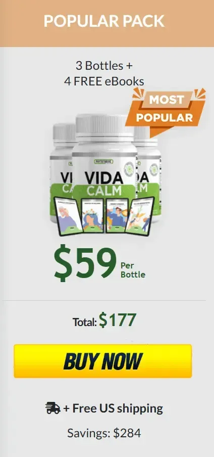 VidaCalm buy 3 bottle