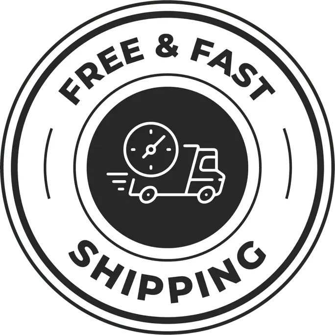 free & fast shipping
