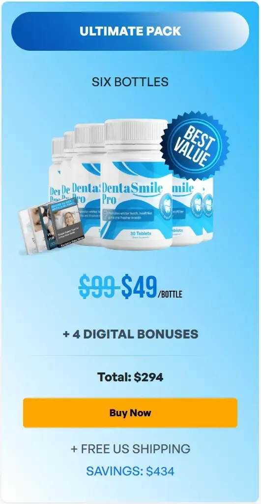 Dentasmile Pro buy 6 bottle