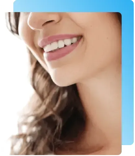 smile and white teeth