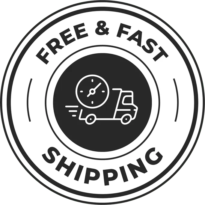 free & fast shipping