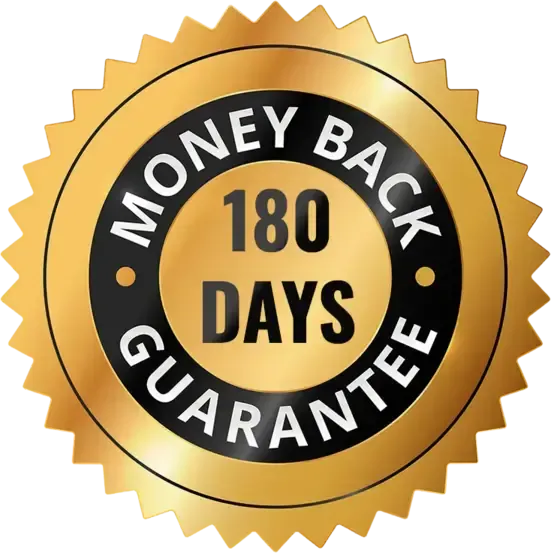 NerveCalm 180-Days Money-Back Guarantee