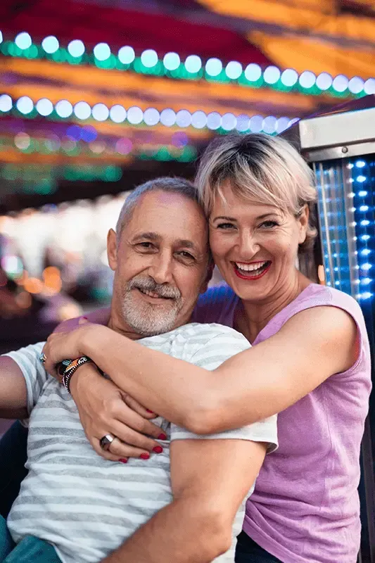 happy fit couple