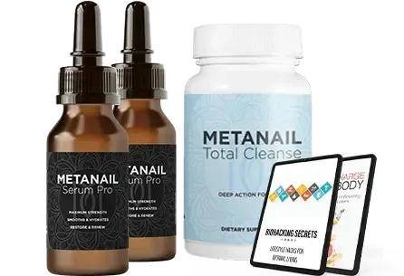 metanail serum pro 2 bottle metanail total cleanse 1 bottle