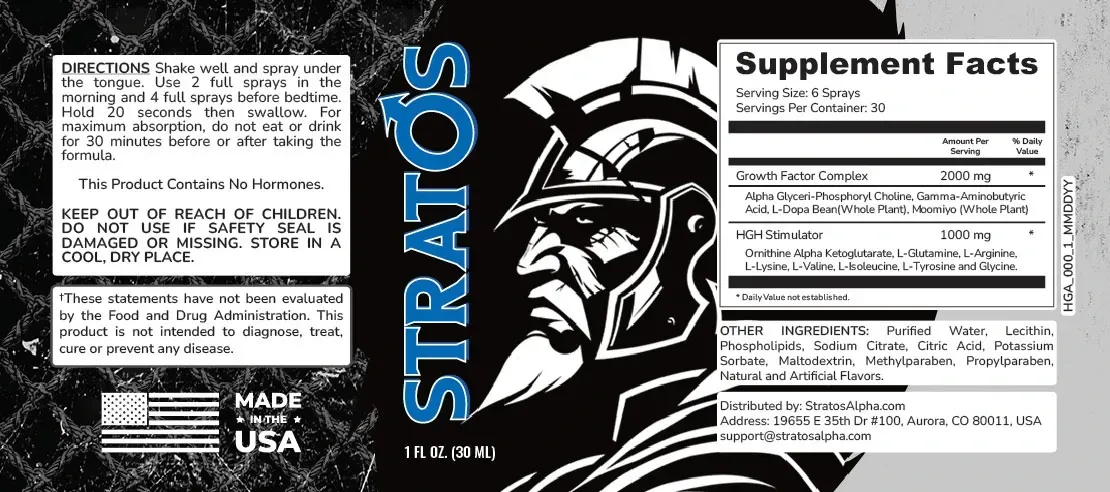stratos supplement fact