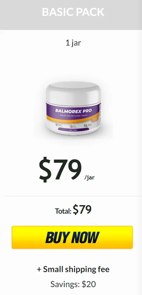 Balmorex buy 1 bottle