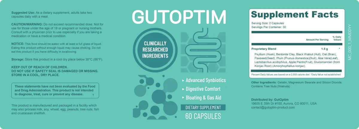 gutoptim supplement facts