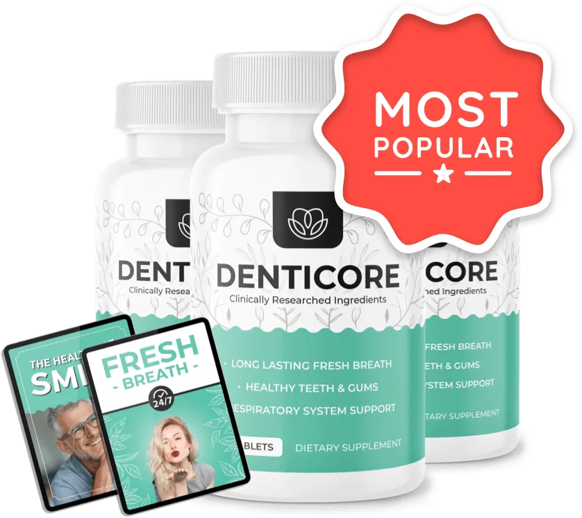 Denticore 3 bottles