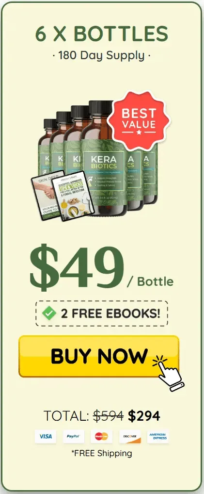 Kerabiotics buy 6 bottle